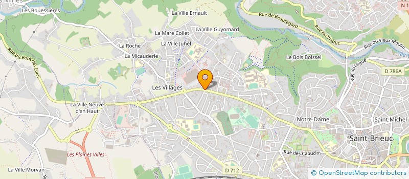 localisation de l'entreprise MONSIEUR OLIVIER LE PAGE à SAINT-BRIEUC