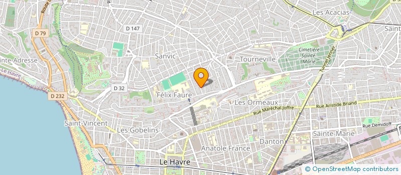 localisation de l'entreprise MONSIEUR OLIVIER LE REBOURG à LE HAVRE