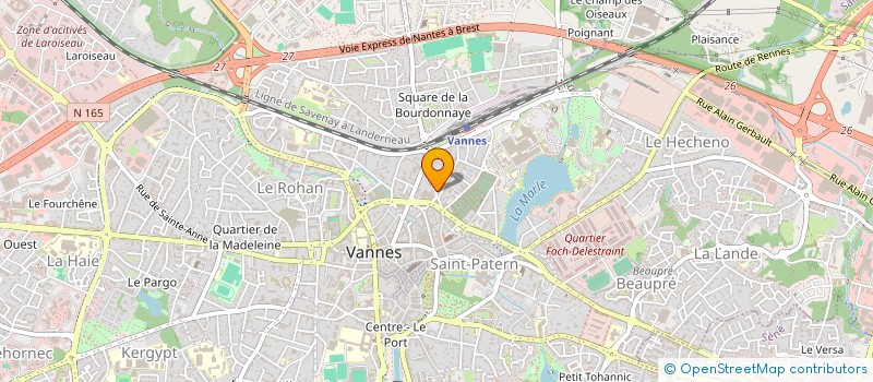 localisation de l'entreprise MONSIEUR OLIVIER LE ROUX à VANNES
