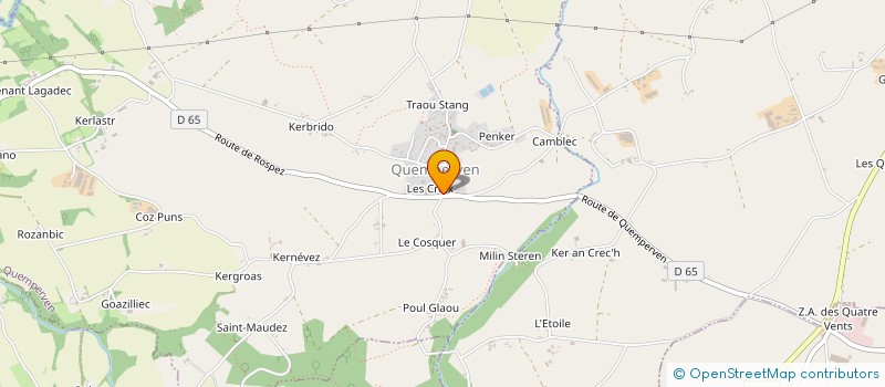 localisation de l'entreprise MONSIEUR OLIVIER LE THAO  QUEMPERVEN