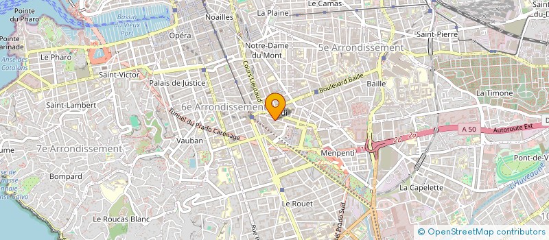 localisation de l'entreprise MONSIEUR OLIVIER LE TOUZE à MARSEILLE