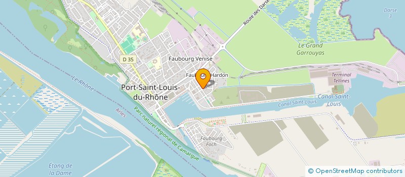 localisation de l'entreprise MONSIEUR OLIVIER LEBARON à PORT-SAINT-LOUIS-DU-RHONE