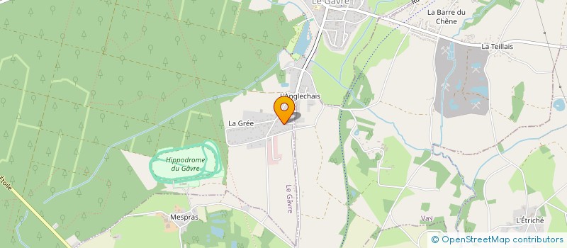 localisation de l'entreprise MONSIEUR OLIVIER LEBEAU  LE GAVRE