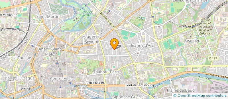 localisation de l'entreprise MONSIEUR OLIVIER LEBLANC  RENNES