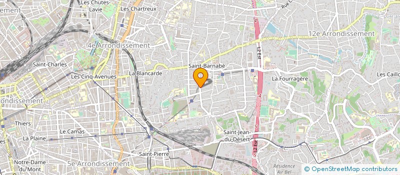 localisation de l'entreprise MONSIEUR OLIVIER LEBLANC à MARSEILLE