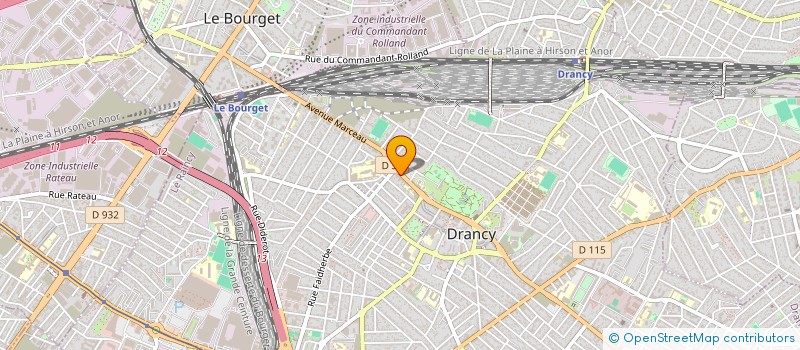 localisation de l'entreprise MONSIEUR OLIVIER LEBLOND à DRANCY