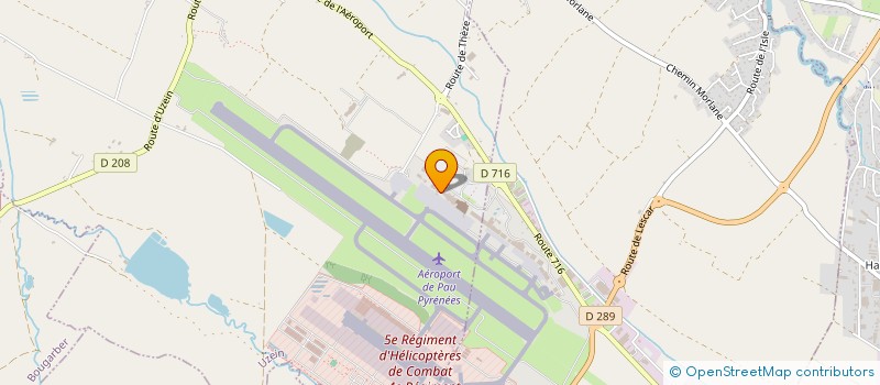 localisation de l'entreprise MONSIEUR OLIVIER LEBOEUF  LESCAR