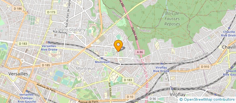 localisation de l'entreprise MONSIEUR OLIVIER LEBORGNE à VERSAILLES