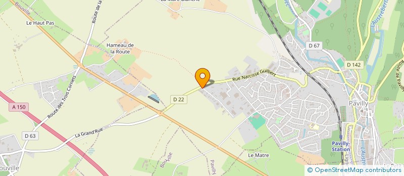 localisation de l'entreprise MONSIEUR OLIVIER LEBORGNE  LE MESNIL-ESNARD