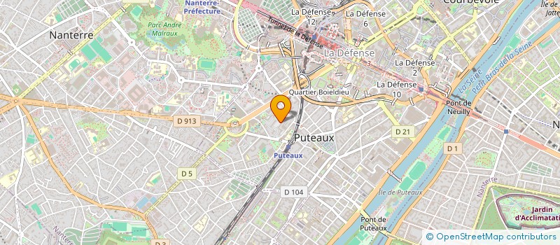 localisation de l'entreprise MONSIEUR OLIVIER LEBOSSE  PUTEAUX