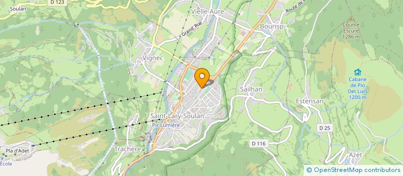 localisation de l'entreprise MONSIEUR OLIVIER LEBREC  SAINT-LARY-SOULAN