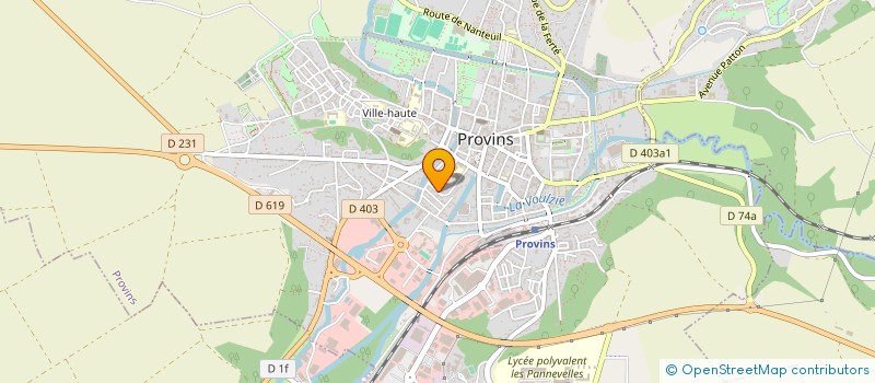 localisation de l'entreprise MONSIEUR OLIVIER LECAT  PROVINS