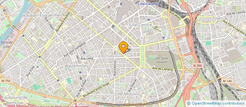 localisation de l'entreprise MONSIEUR OLIVIER LECAT à LILLE