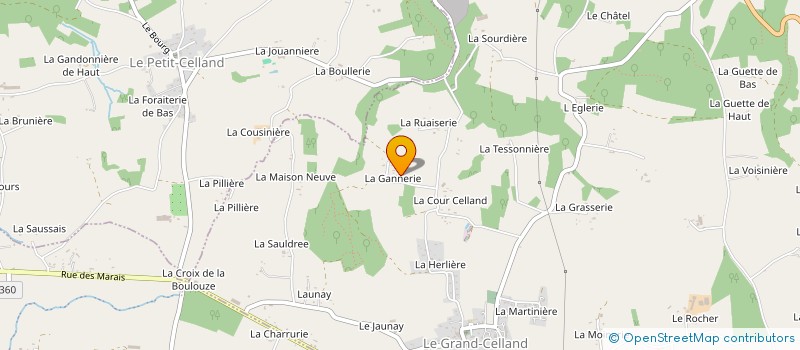 localisation de l'entreprise MONSIEUR OLIVIER LECHEVALLIER  LES LOGES-SUR-BRECEY