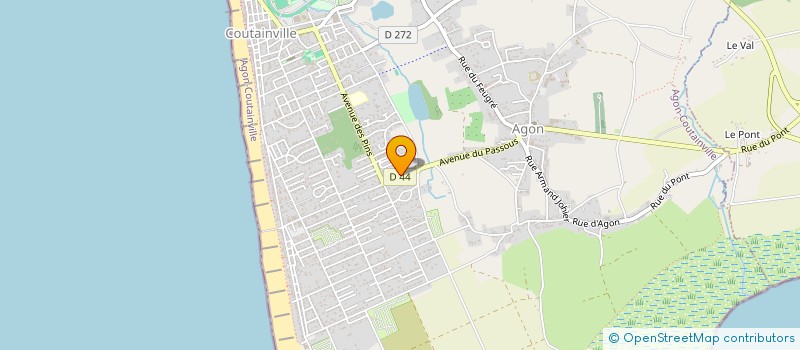 localisation de l'entreprise MONSIEUR OLIVIER LECLERC  AGON-COUTAINVILLE