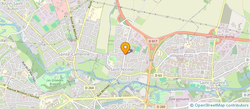 localisation de l'entreprise MONSIEUR OLIVIER LECLERCQ  SAINT-NICOLAS