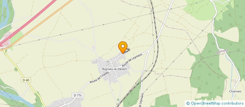 localisation de l'entreprise MONSIEUR OLIVIER LECLERE  CHAZEY-SUR-AIN