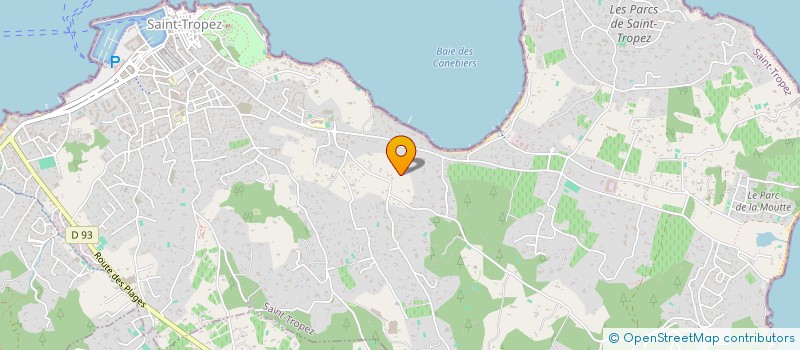 localisation de l'entreprise MONSIEUR OLIVIER LECLERE BESSONET  SAINT-TROPEZ