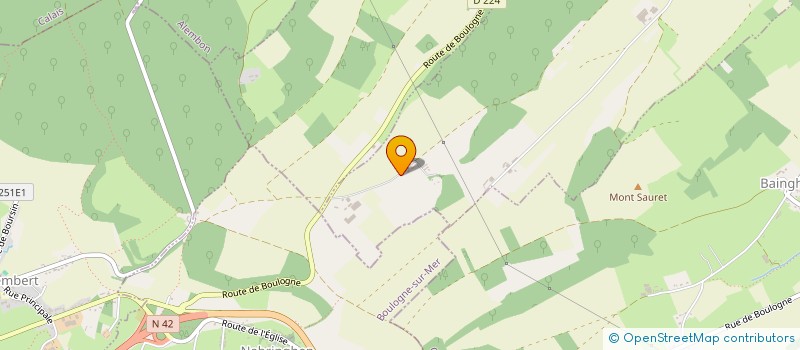 localisation de l'entreprise MONSIEUR OLIVIER LECOINTE  HERBINGHEN