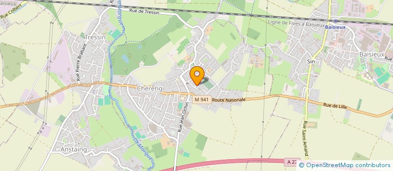 localisation de l'entreprise MONSIEUR OLIVIER LECONTE  CHERENG