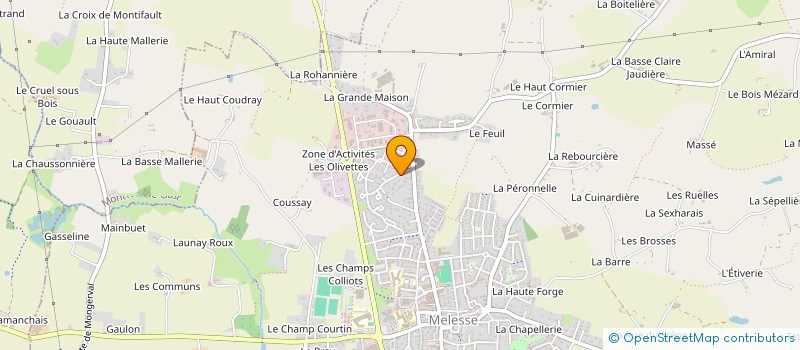 localisation de l'entreprise MONSIEUR OLIVIER LECOQ à MELESSE