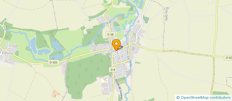 localisation de l'entreprise MONSIEUR OLIVIER LECOUFLET  CONTY