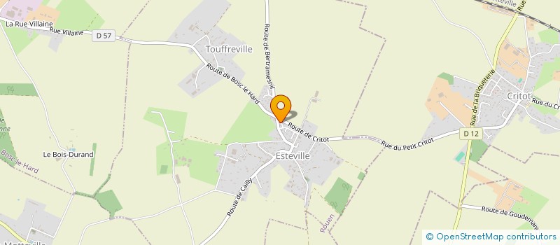 localisation de l'entreprise MONSIEUR OLIVIER LECOURT  ESTEVILLE