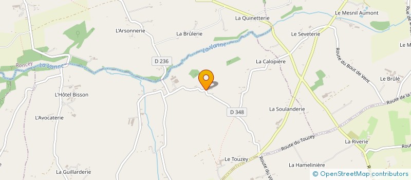 localisation de l'entreprise MONSIEUR OLIVIER LECROSNIER  SAINT-DENIS-LE-GAST