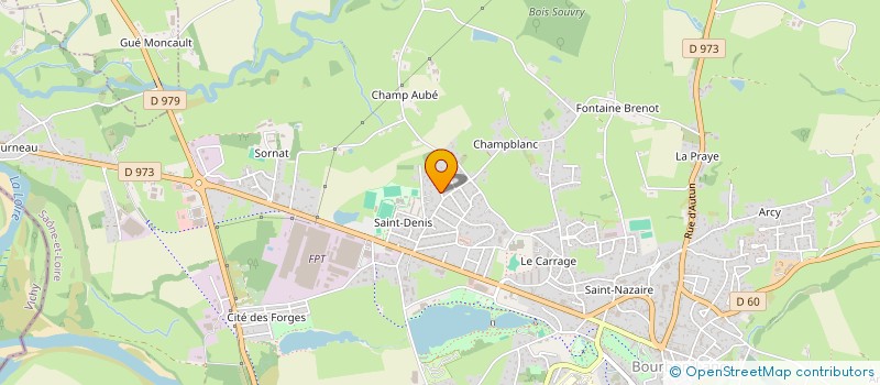 localisation de l'entreprise MONSIEUR OLIVIER LECUL  BOURBON-LANCY