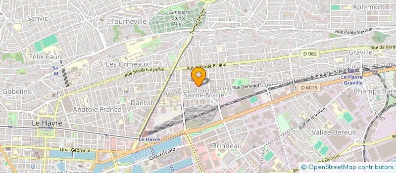 localisation de l'entreprise MONSIEUR OLIVIER LEDRANS à LE HAVRE