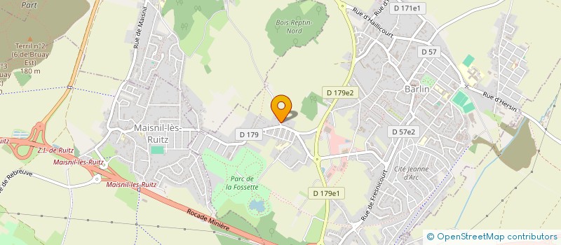 localisation de l'entreprise MONSIEUR OLIVIER LEFEBVRE  HOUCHIN