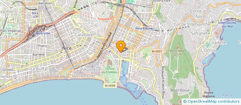 localisation de l'entreprise MONSIEUR OLIVIER LEFEBVRE à NICE