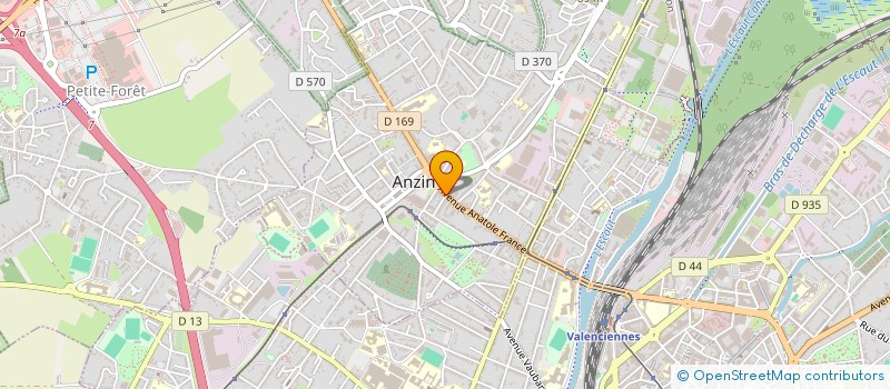 localisation de l'entreprise MONSIEUR OLIVIER LEFEBVRE  ANZIN
