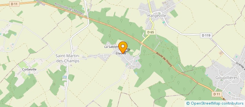 localisation de l'entreprise MONSIEUR OLIVIER LEFEVRE à SAINT-MARTIN-DES-CHAMPS