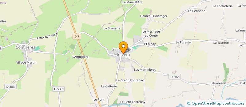 localisation de l'entreprise MONSIEUR OLIVIER LEFEVRE à CERISY-LA-SALLE