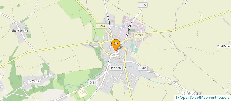 localisation de l'entreprise MONSIEUR OLIVIER LEFEVRE  VERDELOT