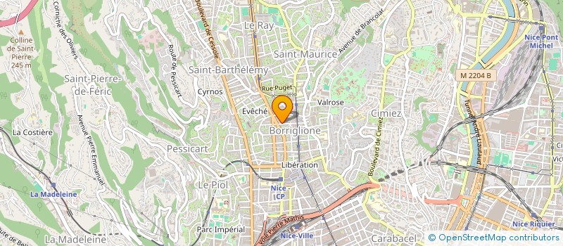 localisation de l'entreprise MONSIEUR OLIVIER LEFEVRE à NICE