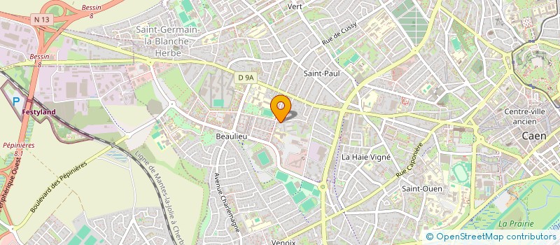 localisation de l'entreprise MONSIEUR OLIVIER LEFORT à CAEN