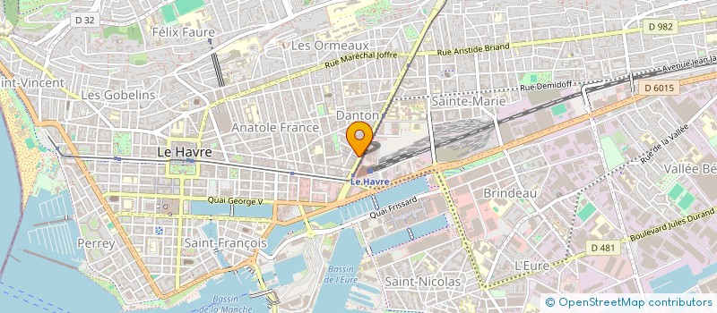 localisation de l'entreprise MONSIEUR OLIVIER LEFRANC  LE HAVRE