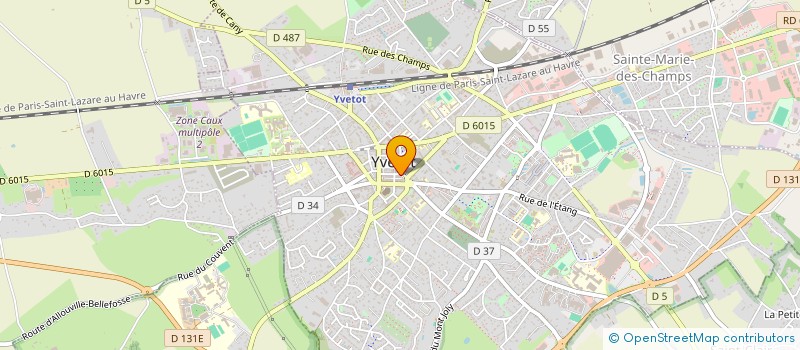 localisation de l'entreprise MONSIEUR OLIVIER LEFRANCOIS  YVETOT