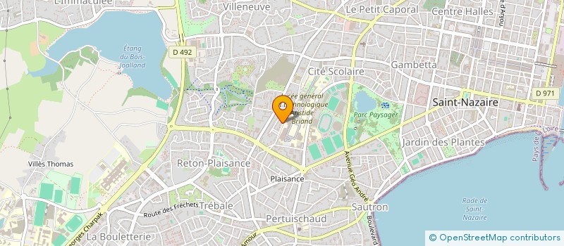 localisation de l'entreprise MONSIEUR OLIVIER LEFRAND à SAINT-NAZAIRE