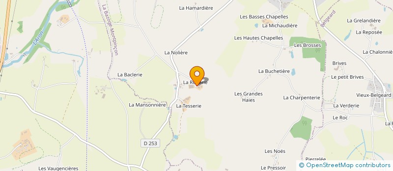 localisation de l'entreprise MONSIEUR OLIVIER LEGAY à LA BAZOGE-MONTPINCON
