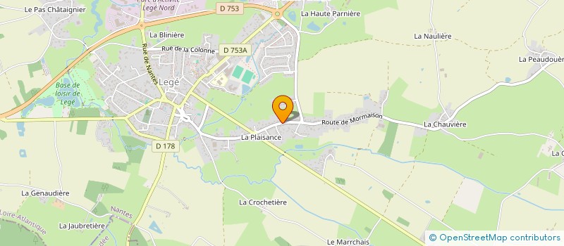 localisation de l'entreprise MONSIEUR OLIVIER LEGAY à LEGE