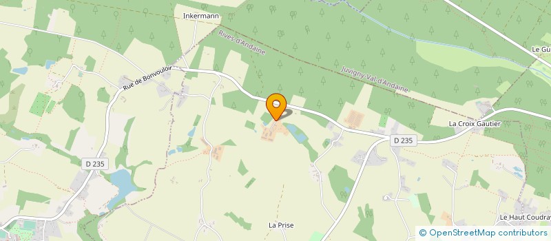localisation de l'entreprise MONSIEUR OLIVIER LEGEARD à RIVES D'ANDAINE