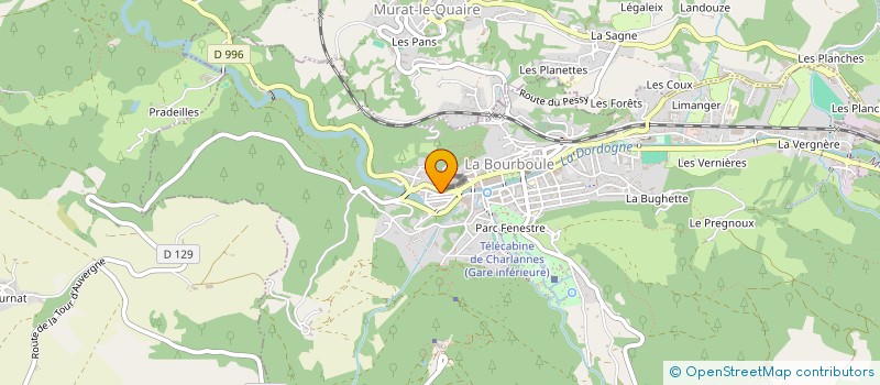 localisation de l'entreprise MONSIEUR OLIVIER LEGRAND  LA BOURBOULE