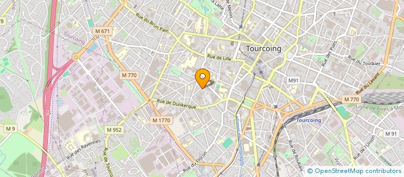 localisation de l'entreprise MONSIEUR OLIVIER LEGRAND à TOURCOING