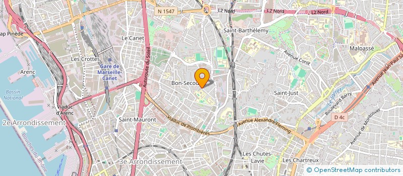 localisation de l'entreprise MONSIEUR OLIVIER LEGRAND à MARSEILLE