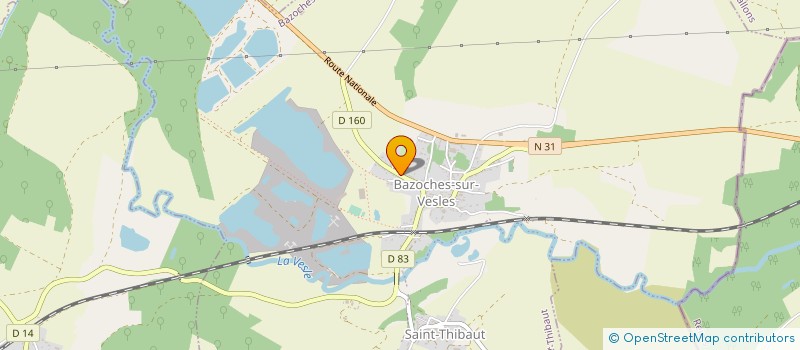 localisation de l'entreprise MONSIEUR OLIVIER LEGRAS  BAZOCHES-ET-SAINT-THIBAUT