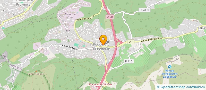 localisation de l'entreprise MONSIEUR OLIVIER LEGROS  ROQUEFORT-LA-BEDOULE
