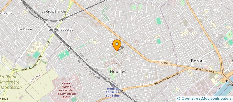 localisation de l'entreprise MONSIEUR OLIVIER LEGUAY  HOUILLES